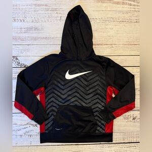 Nike Black and Red Kids Hoodie